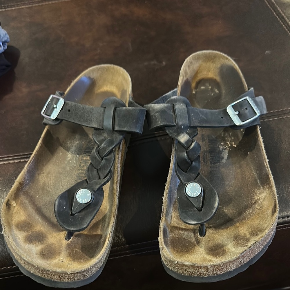 Kids Black Sandals